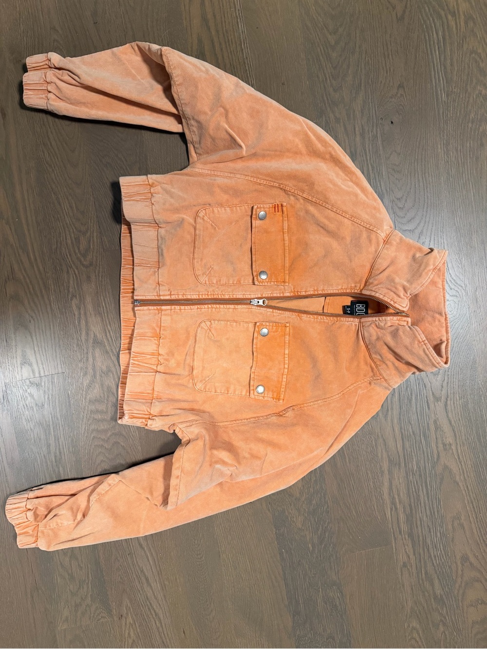 BDG Orange Hooded Sweatshirt